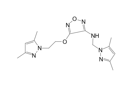 1,2,5-oxadiazol-3-amine, 4-[2-(3,5-dimethyl-1H-pyrazol-1-yl)ethoxy]-N-[(3,5-dimethyl-1H-pyrazol-1-yl)methyl]-
