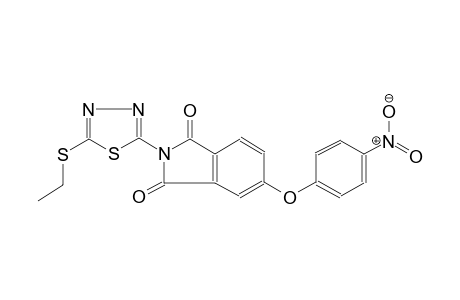 2-[5-(ethylsulfanyl)-1,3,4-thiadiazol-2-yl]-5-(4-nitrophenoxy)-1H-isoindole-1,3(2H)-dione