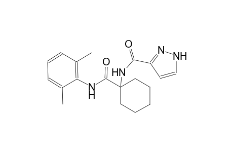 1H-pyrazole-3-carboxamide, N-[1-[[(2,6-dimethylphenyl)amino]carbonyl]cyclohexyl]-