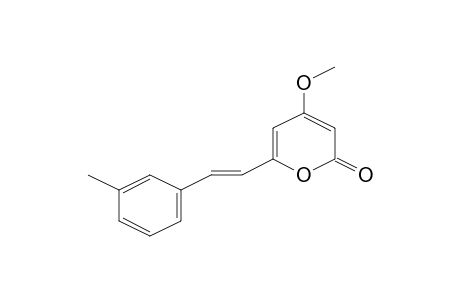 2H-Pyran-2-one, 6-[2-E-(3-tolyl)ethenyl]-4-methoxy-