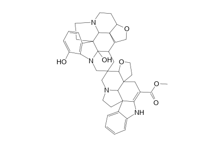 Spiro[1H,15AH-furo[2',3':7,8]indolizino[8,1-cd]carbazole-2(2ah),6'(7'H)-[4H,5H,15AH,16H]furo[2',3':7,8]indolizino[8,1-cd]pyrido[1,2,3-lm]carbazole], 12-demethylvobtusine