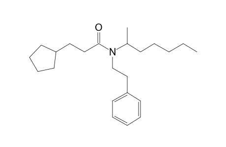 3-Cyclopentylpropionamide, N-(2-phenylethyl)-N-(2-heptyl)-