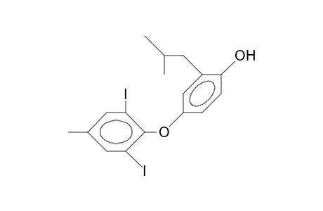2-Isobutyl-4-(2,6-dijodo-4-methylphenoxy)-phenol
