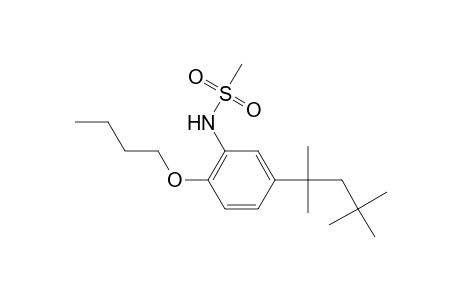 Methanesulfonamide, N-[2-butoxy-5-(1,1,3,3-tetramethylbutyl)phenyl]-