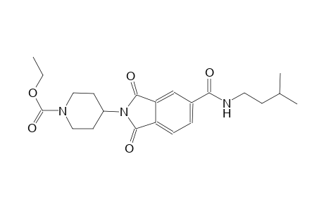 1-piperidinecarboxylic acid, 4-[1,3-dihydro-5-[[(3-methylbutyl)amino]carbonyl]-1,3-dioxo-2H-isoindol-2-yl]-, ethyl ester