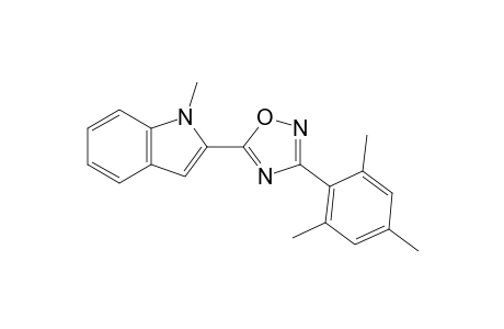 5-(1-Methylindol-2-yl)-3-(2,4,6-trimethylphenyl)-1,2,4-oxadiazole