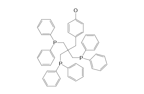 2-(p-Hydroxybenzyl)-2-[(diphenylphosphanyl)methyl]-1,3-bis(diphenylphosphanyl)-propane