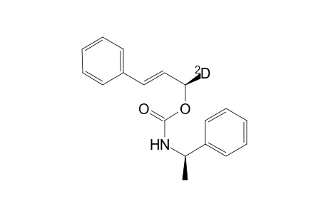 1-(1R/S,1'R/R)-(E)-1-[2H1]-3-Phenylprop-2-enyl 1-phenylethyl carbamate