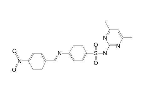 N-(4,6-Dimethyl-2-pyrimidinyl)-4-(4-nitrobenzylideneamino)benzenesulfonamide