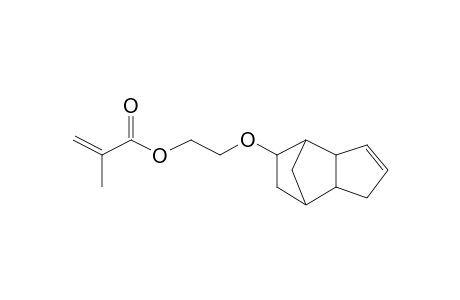 2-Propenoic acid, 2-methyl-, 2-[(3A,4,5,6,7,7A-hexahydro-4,7-methano-1H-inden-5-yl)oxy]ethyl ester