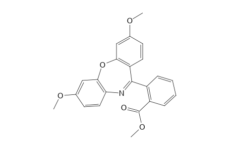 o-(3,7-dimethoxydibenz[b,f][1,4]oxazepin-11-yl)benzoic acid, methyl ester