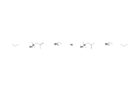 NICKEL, BIS[(3,4-.ETA.)-4,5-DIETHYL-2,2-DIMETHYL-3-(1-METHYLETHENYL)-1-THIA-2-SILA-5-BORACYCLOPENT-3-ENE-B5,S1]-