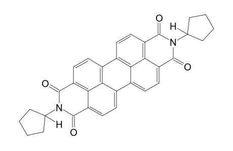 N,N'-dicyclopentyl-3,4,9,10-perylenetetracarboxylic 3,4:9,10-diimide