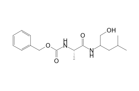 2-[N-(Benzyloxycarbonyl-(S)-alanyl)amino]-4-methylpentan-1-ol