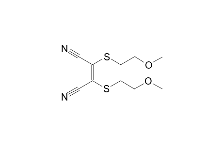 (Z)-1,2-Bis(2-methoxyethylthio)ethene-1,2-dicarbonitrile