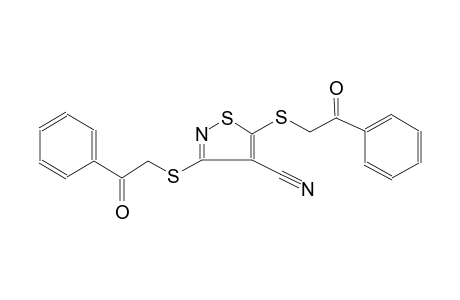 3,5-bis(phenacylthio)-4-isothiazolecarbonitrile