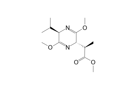 (3S,6R)-2,5-Dimethoxy-3-(2'R)-methoxypropionyl)-6-isopropyl-3,6-dihydropyrazine
