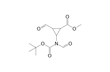 Methyl 2-[(t-butoxycarbonyl)(formyl)amino]-3-formylcyclopropane-carboxylate