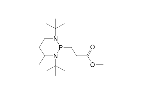 1,3-DI-TERT.-BUTYL-4-METHYL-2-(3-CARBOMETHOXYETHYL)-1,3,2-DIAZAPHOSPHORINANE