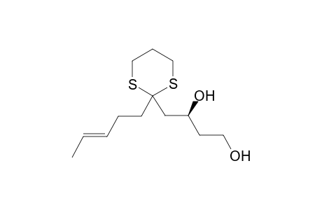 (3S)-4-[2-[(E)-pent-3-enyl]-1,3-dithian-2-yl]butane-1,3-diol