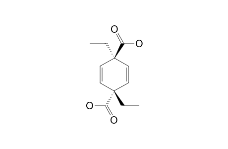 (TRANS)-1,4-DIETHYLCYCLOHEXA-2,5-DIENE-1,4-DICARBOXYLIC-ACID