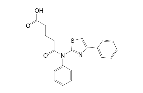 N-phenyl-N-(4-phenyl-2-thiazolyl)glutaric acid monoamide