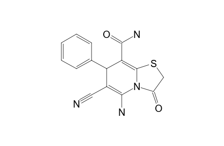 5-amino-6-cyano-3-keto-7-phenyl-7H-thiazolo[3,2-a]pyridine-8-carboxamide