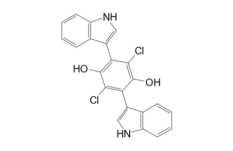 3,6-dichloro-2,5-bis(3-indolyl)hydroquinone