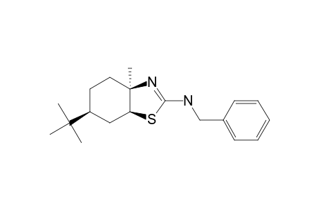 2-BENZYLAMINO-R-6-TERT.-BUTYL-TRANS-3A-METHYL-4,5,6,7,7A-PENTAHYDROBENZOTHIAZOLE