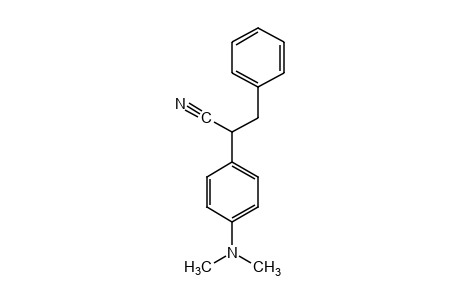 2-[p-(dimethylamino)phenyl]-3-phenylpropionitrile