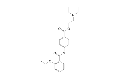 p-(o-Ethoxybenzamido)benzoic acid, 2-(diethylamino)ethyl ester