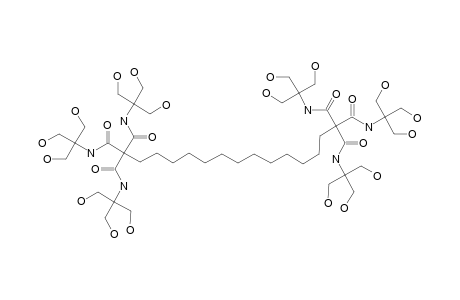 N,N',N'',N''',N'''',N'''''-HEXAKIS-[2-HYDROXY-1,1-BIS-(HYDROXYMETHYL)-ETHYL]-ALPHA,ALPHA,ALPHA,OMEGA,OMEGA,OMEGA-PENTADECANEHEXACARBOXAMIDE