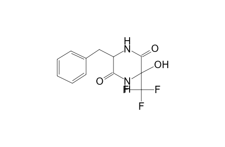 3-Hydroxy-6-(phenylmethyl)-3-(trifluoromethyl)piperazine-2,5-dione