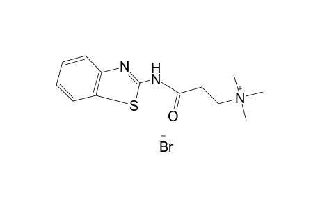 [2-(2-BENZOTHIAZOLYLCARBAMOYL)ETHYL]TRIMETHYLAMMONIUM BROMIDE