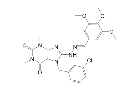 3,4,5-trimethoxybenzaldehyde [7-(3-chlorobenzyl)-1,3-dimethyl-2,6-dioxo-2,3,6,7-tetrahydro-1H-purin-8-yl]hydrazone