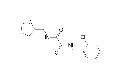 ethanediamide, N~1~-[(2-chlorophenyl)methyl]-N~2~-[(tetrahydro-2-furanyl)methyl]-