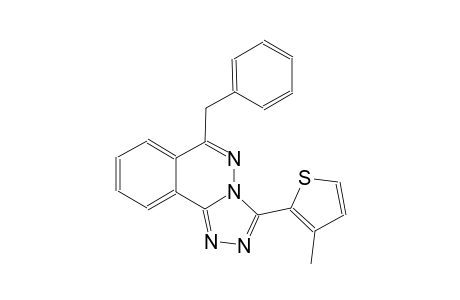 [1,2,4]triazolo[3,4-a]phthalazine, 3-(3-methyl-2-thienyl)-6-(phenylmethyl)-