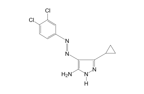 5-amino-3-cyclopropyl-4-[(3,4-dichlorophenyl)azo]pyrazole