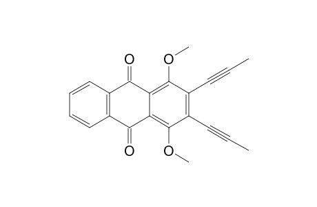 1,4-Dimethoxy-2,3-bis-(prop-1'-ynyl)-anthraquinone