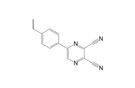 5-(p-ethylphenyl)-2,3-pyrazinedicarbonitrile