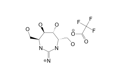 (4S,5R,6R,7S)-5,6-DIHYDROXY-4,7-DIHYDROXYMETHYL-1,3-DIAZEPAN-2-IMINIUM-TRIFLUOROACETATE