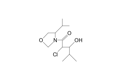 (2(R)-Chloro-3(R)-hydroxy-4-methyl-pentanoyl)-4(S)-isopropyl-2-oxazolidine