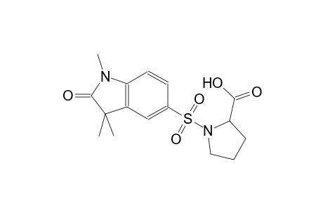 proline, 1-[(2,3-dihydro-1,3,3-trimethyl-2-oxo-1H-indol-5-yl)sulfonyl]-