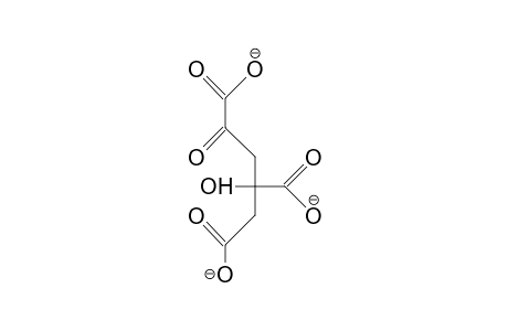 Citroylformic acid, trianion