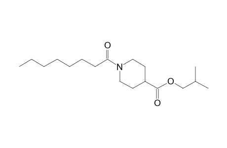 Isonipecotic acid, N-(octanoyl)-, isobutyl ester