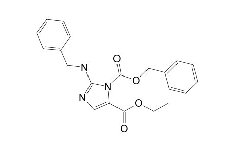 1-o-Benzyl 5-o-ethyl 2-(benzylamino)imidazole-1,5-dicarboxylate