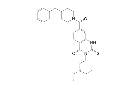 4(1H)-quinazolinone, 3-[2-(diethylamino)ethyl]-2,3-dihydro-7-[[4-(phenylmethyl)-1-piperidinyl]carbonyl]-2-thioxo-