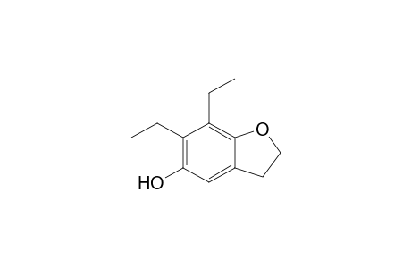 6,7-diethyl-2,3-dihydro-1-benzofuran-5-ol