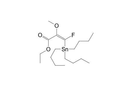 (E)-3-fluoro-2-methoxy-3-tributylstannyl-2-propenoic acid ethyl ester