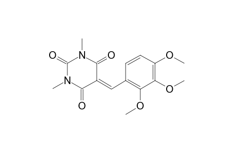 1,3-dimethyl-5-(2,3,4-trimethoxybenzylidene)-2,4,6(1H,3H,5H)-pyrimidinetrione